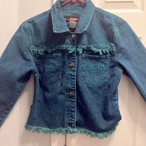 Fubu Women's Blue and Navy Jacket